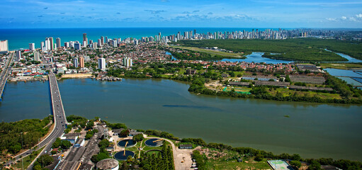 VISTA AEREA-RECIFE-PE - Vista aérea de Recife. Foto: Ormuzd Alves