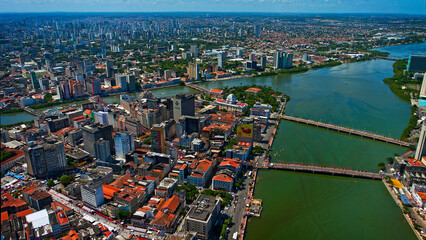 VISTA AEREA-RECIFE-PE - Vista aérea de Recife. Foto: Ormuzd Alves
