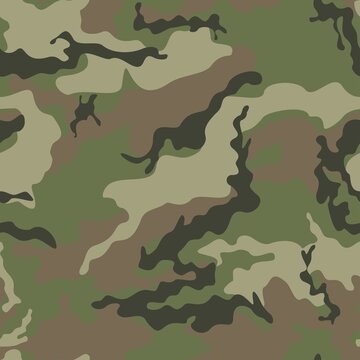 
Forest camo texture, army uniform, classic fashion pattern for textiles.