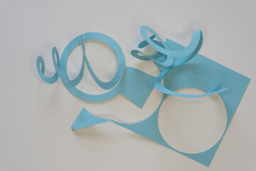 paper coils or swirls