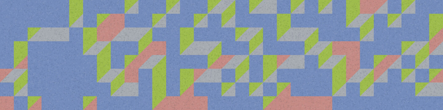 Implementation of Edward Zajec&rsquo;s &ldquo;Il Cubo&rdquo; from 1971. Essentially a Truchet tile set of 8 tiles and rules for placement art illustration