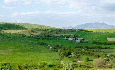 Naklejka premium landscape of region country