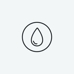 Oily_skin vector icon illustration sign