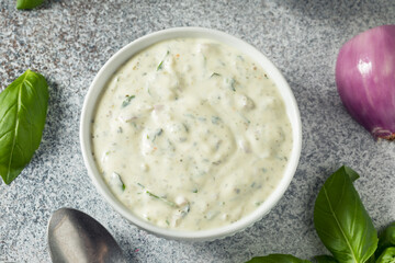 Homemade Green Goddess Salad Dressing