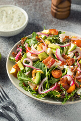 Homemade Healthy Green Goddess Cobb Salad