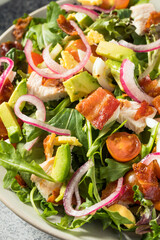 Homemade Healthy Green Goddess Cobb Salad