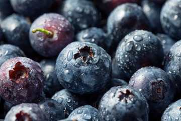 Raw Blue Organic Blueberries