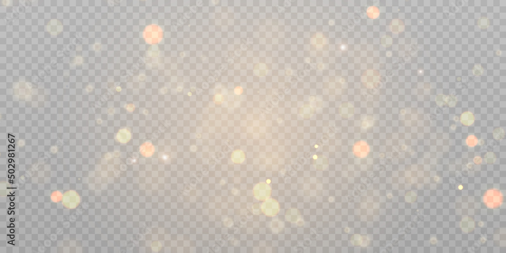 Leinwandbilder Shiny glare light effects with colorful shimmer. Beautiful glare effect with bokeh. Shining abstract background. Vector illustration