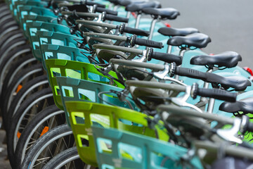 Vélos Velib' Métropole en libre-service à Paris 