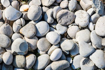 stones on the beach