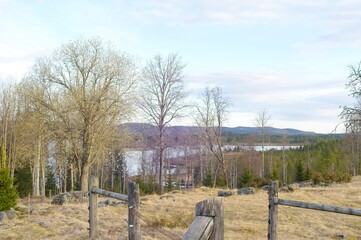 Fence in the countryside