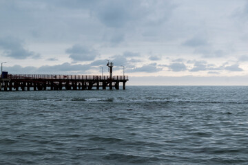 pier in the sea