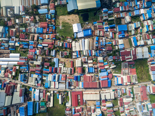 Phnom Penh city from above