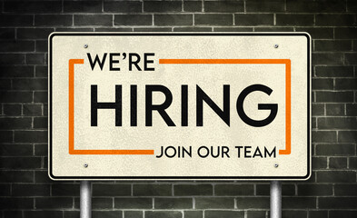 Fototapeta premium We are hiring - join our team