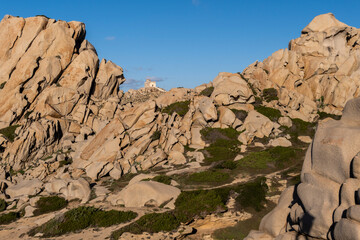 Capo Testa Lighthouse and Valley of the moon, Sardinia