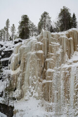 Frozen Waterfalls in Finland