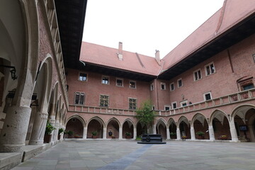 Fototapeta premium The Old Town is the central and most beautiful part of Krakow. There are many castles, old houses and other historical sights. (Poland).