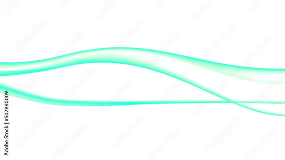 Poster abstract colorful wavy background in bright green color on white backdrop. modern colorful wallpaper