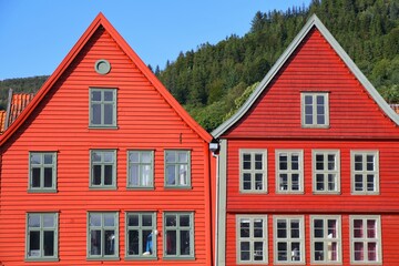 Bergen old district, Norway