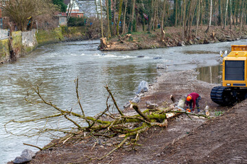 Inondation à Liège un an après