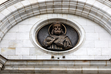 Tondo. St. Gregory Dvoeslov