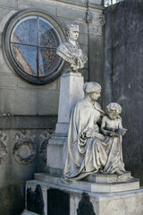 sculpture in cementery