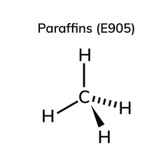 Structural chemical formula on white background
