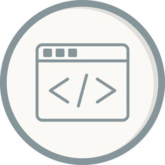 Web Coding Icon