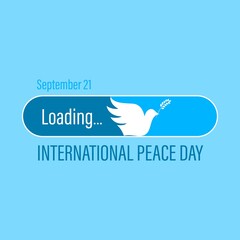 International peace day background