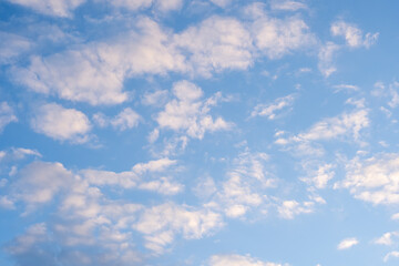 Slightly cloudy blue sky