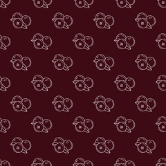 Seamless pattern. Hand draw illustration. Vector for fabric, background, wallpaper, print, packaging or other uses.
