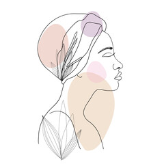 Portrait of a beautiful young woman