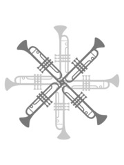 Kreis Trompeten dekorativ 