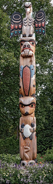 Pacific Northwest Indian Totem Pole