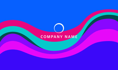 Colorful geometric background. Liquid color background design. Liquid shape composition vector illustration