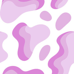 Animal seamless pattern in pastel color. Vector abstract background. Liquid shapes. Perfect for textile, fabric, wrapping paper. 90s, 00s aesthetic. Retro wavy background