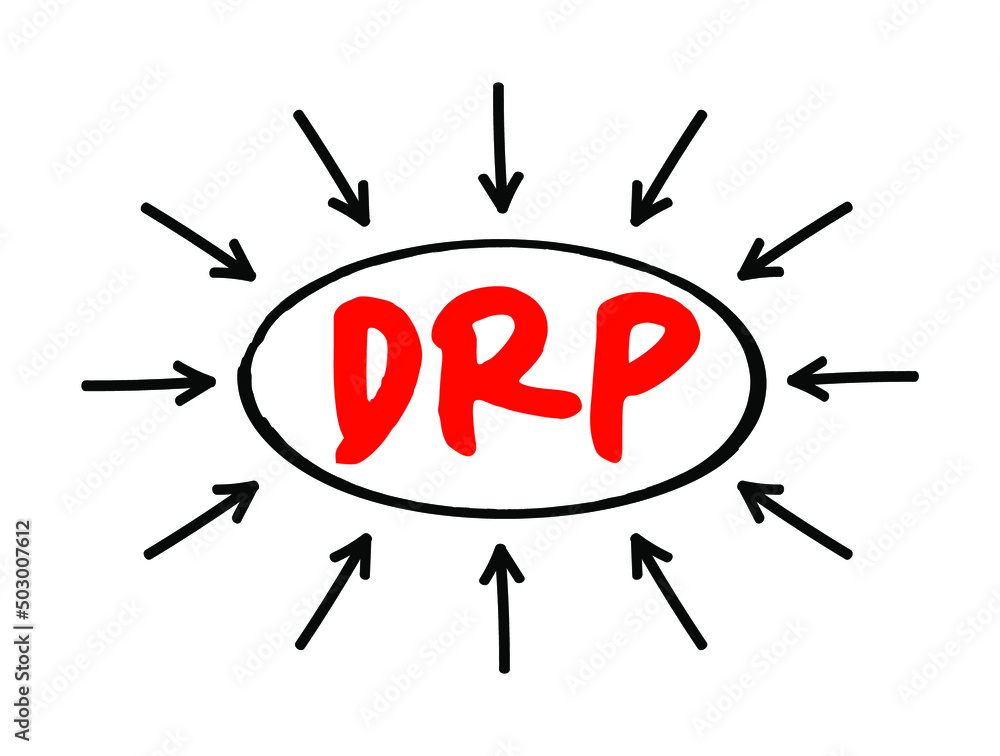 Poster drp disaster recovery plan - document created by an organization that contains detailed instructions