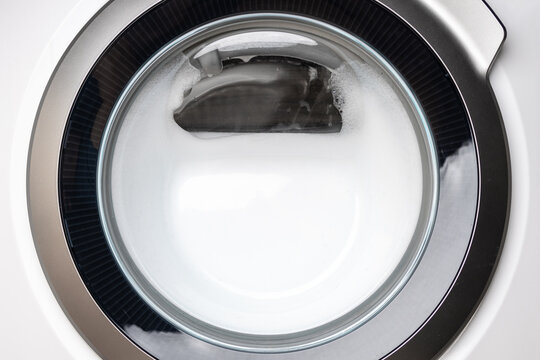 Washing machine is full of foam
