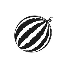 Watermelon icon. Vector. Flat design.