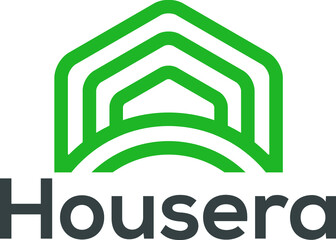 Housera House Logo Green Logo Green House Logo Design