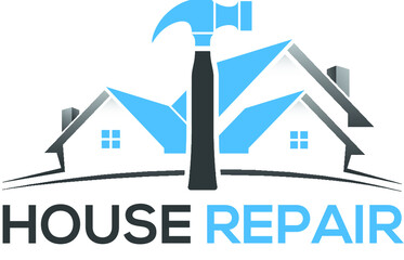 House Repair Logo Hammer Logo Real Estate Logo