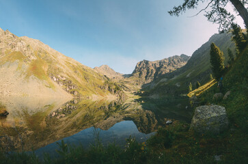 lake in the mountains
