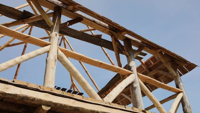 construction of ecological wooden house
