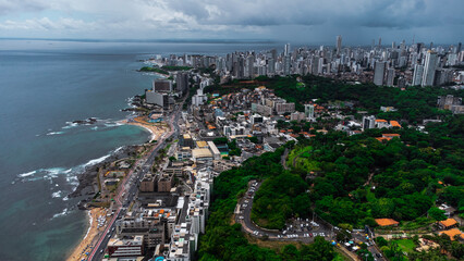 Rio Vermelho Ondina Amaralina Salvador Bahia Litoral Mar Praia Cidade Nordeste Prédios Paisagem...