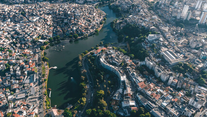 Salvador Bahia Cidade Turismo Nordeste Brasil Paisagem Mar Urbano Drone Histórico Cultural...