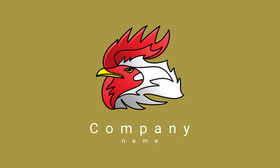The chicken logo is used in the food industry, livestock, snacks and others