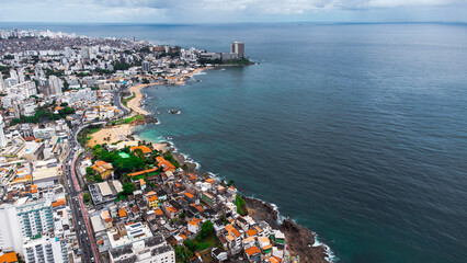 Rio Vermelho Ondina Amaralina Salvador Bahia Litoral Mar Praia Cidade Nordeste Prédios Paisagem Ruas