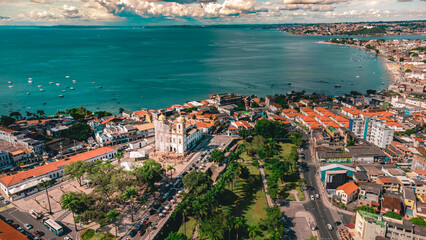 Igreja Católica Nosso Senhor do Bonfim Itapagipe Salvador Brasil Arquitetura Colonial Sacra Fé Fitinhas Patrimônio Histórico Brasileiro Mundial