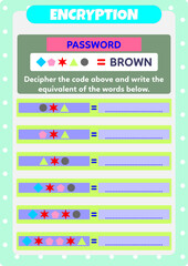 This worksheet has been prepared in order to enable students to solve the passwords and reach the result. The student who solves the password will find the hidden words.