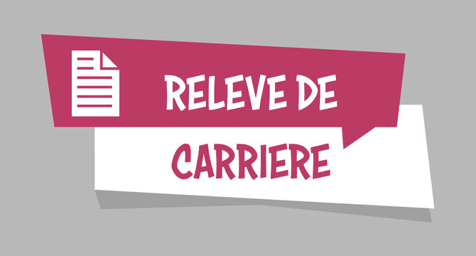 Logo relev&eacute; de carri&egrave;re.